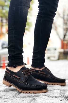 کفش کلاسیک مشکی مردانه چرم مصنوعی پاشنه کوتاه ( 4 - 1 cm ) پاشنه ساده کد 55752359