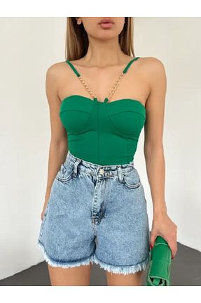 شلوارک و برمودا آبی زنانه جین SOPHİA STAR - کد 807049021