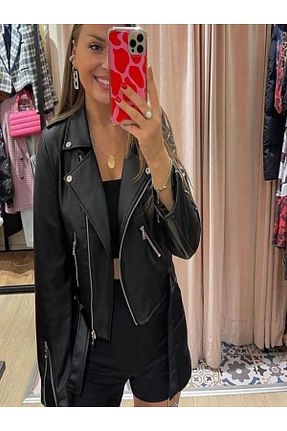 کاپشن مشکی زنانه رگولار BALCI - کد 807180573