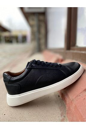کفش کژوال مشکی مردانه چرم خالص Pierre Cardin - کد 806733635