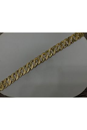 دستبند استیل طلائی زنانه فولاد ( استیل ) کد 805621871