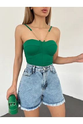 شلوارک و برمودا آبی زنانه جین SOPHİA STAR - کد 807049021