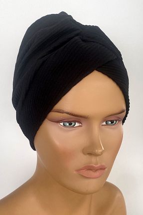 روسری مشکی پنبه پلی استر Vera - کد 807178716