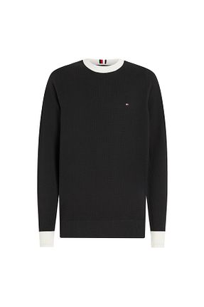 پلیور مشکی مردانه ساده Tommy Hilfiger - کد 807162970