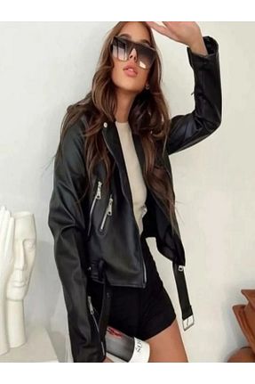 کاپشن مشکی زنانه رگولار BALCI - کد 807180573