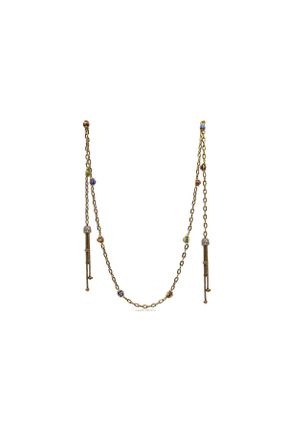 گردنبند جواهر طلائی زنانه روکش طلا کد 318904109