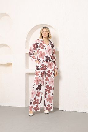 ست بالاتنه و پائین تنه قهوه ای زنانه بافتنی SEVENLINE - کد 806709814