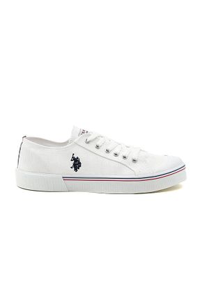 کفش اسنیکر سفید مردانه بند دار U.S. Polo Assn. - کد 251167120