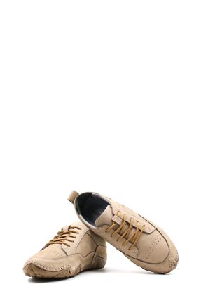 کفش کژوال قهوه ای مردانه چرم طبیعی پاشنه کوتاه ( 4 - 1 cm ) پاشنه ساده کد 806798791