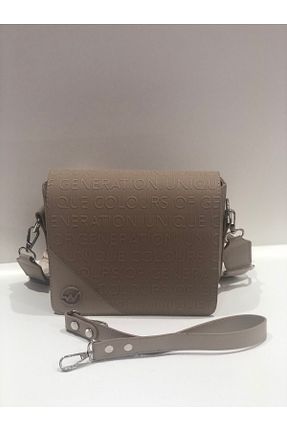 کیف دوشی بژ زنانه چرم مصنوعی ALD POLO - کد 807274188