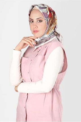 روسری طلائی پلی استر Alvina - کد 807022339