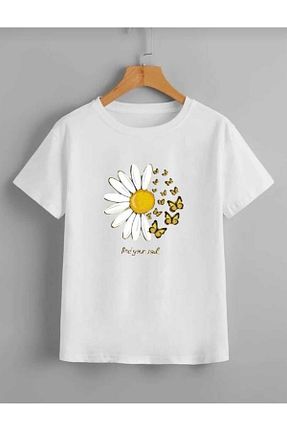 تیشرت سفید بچه گانه اورسایز MINNOSUM MODA - کد 807030717
