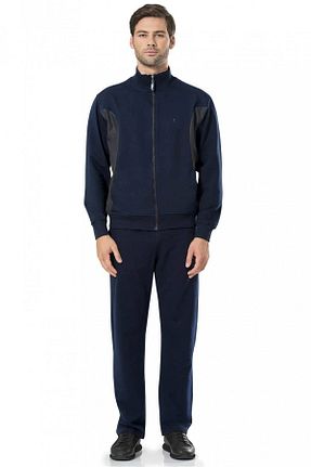 ست کرمکن اسپرت سرمه ای مردانه پلی استر Pierre Cardin - کد 801808055