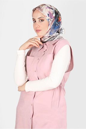 روسری قهوه ای پلی استر Alvina - کد 807517460