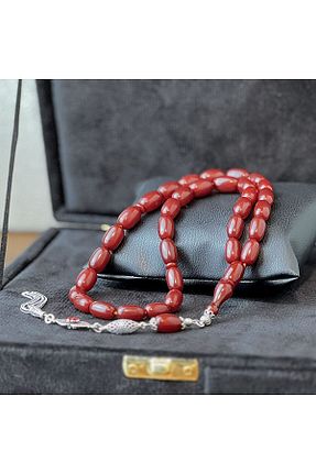 تسبیح زرشکی کهربا lamelif - کد 807589681
