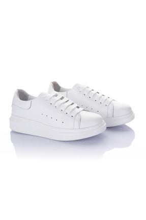 کفش کژوال سفید زنانه پاشنه کوتاه ( 4 - 1 cm ) پاشنه ساده کد 795854036