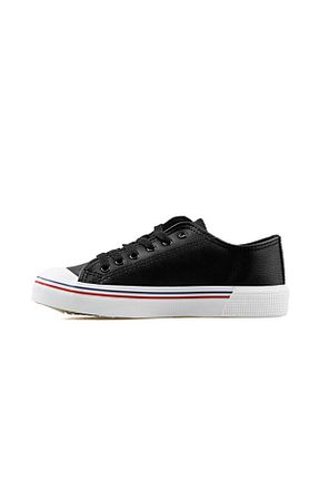 کفش اسنیکر مشکی زنانه بند دار U.S. Polo Assn. - کد 151878005