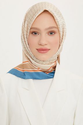 روسری آبی İpek Tivil Armine - کد 807536741