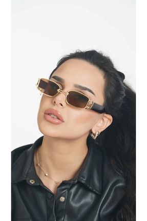 عینک آفتابی قهوه ای زنانه UV400 Genel Markalar - کد 807651167