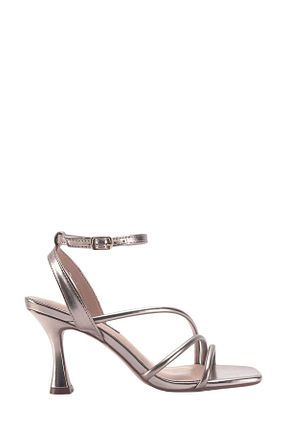 صندل طلائی زنانه پاشنه نازک Nine West - کد 807663172