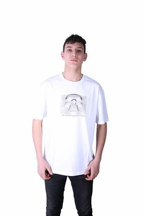 تیشرت سفید مردانه اسلیم فیت Cazador - کد 807723380