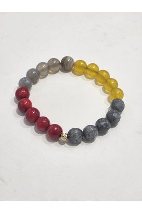 دستبند جواهر رنگی زنانه سنگ طبیعی Zeyn - کد 807927192