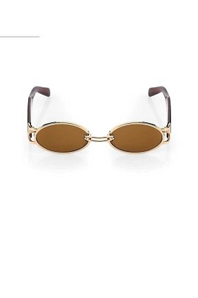 عینک آفتابی قهوه ای زنانه UV400 Vintage - کد 808069577