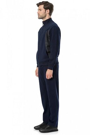 ست کرمکن اسپرت سرمه ای مردانه پلی استر Pierre Cardin - کد 801808055