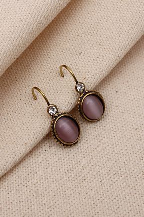 گوشواره جواهر بنفش زیرکن Süspüs Accessories - کد 807756115