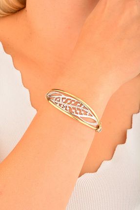 دستبند طلا زرد زنانه 14 عیار Cebeci - کد 59647611