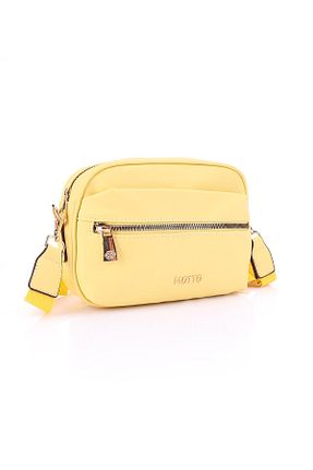 کیف پستچی زرد زنانه پارچه ای Getcho - کد 743523645