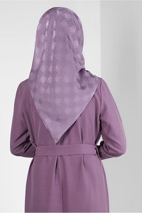 روسری بنفش پلی استر Alvina - کد 792006442