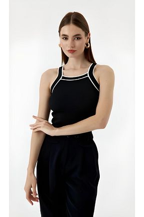 بلوز مشکی زنانه ساده SHARON MODA - کد 807506021
