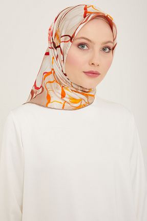 روسری بژ İpek Tivil Armine - کد 807542315