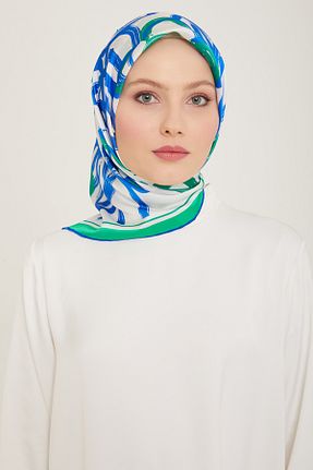 روسری بنفش کرپ ساتن ابریشم Armine - کد 807561528