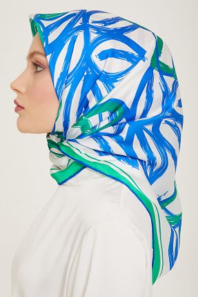روسری بنفش کرپ ساتن ابریشم Armine - کد 807561528