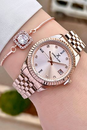ساعت مچی متالیک زنانه 31-34 میلی متر Daniel Klein - کد 807559214