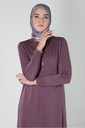 شال طوسی زنانه پلی استر Alvina - کد 799159246