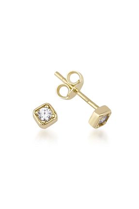 گوشواره طلا زرد زنانه 14 عیار DesignbyKairos - کد 679301484