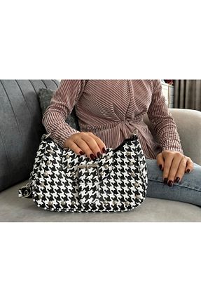 کیف مجلسی سفید زنانه چرم مصنوعی MMTBUTİK - کد 807772523
