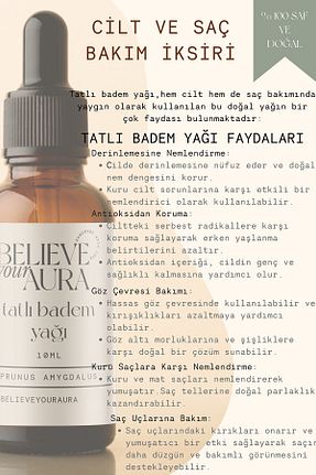روغن بادام Believe Your Aura - کد 807677194