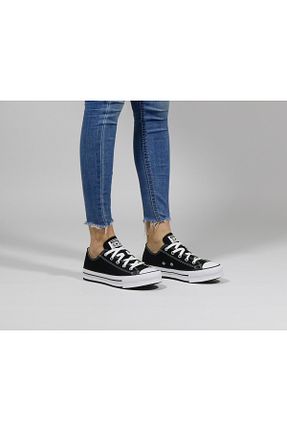 کفش اسنیکر مشکی زنانه بند دار Converse - کد 807724531