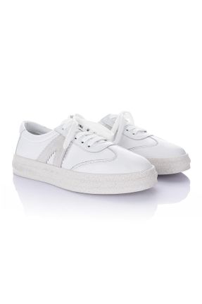 کفش کژوال سفید زنانه پاشنه کوتاه ( 4 - 1 cm ) پاشنه ساده کد 795846309