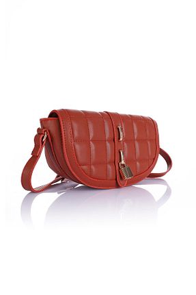 کیف پستچی نارنجی زنانه چرم مصنوعی Getcho - کد 777964868