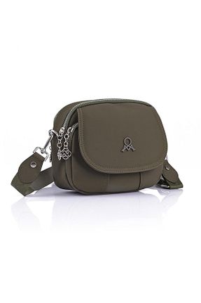 کیف پستچی سبز زنانه چرم مصنوعی Getcho - کد 778142276