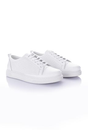 کفش کژوال سفید زنانه پاشنه کوتاه ( 4 - 1 cm ) پاشنه ساده کد 795837066