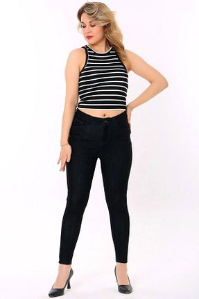 شلوار جین مشکی زنانه پاچه تنگ CoolLook - کد 807503756