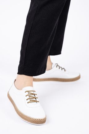 کفش کژوال سفید زنانه پاشنه کوتاه ( 4 - 1 cm ) پاشنه ساده کد 807531002