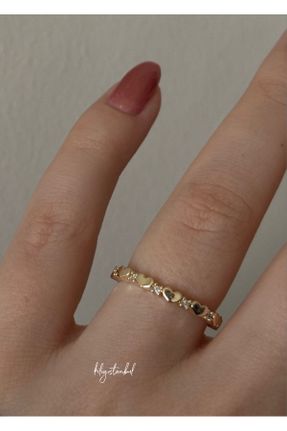 انگشتر جواهر طلائی زنانه پوشش لاکی کد 807587116