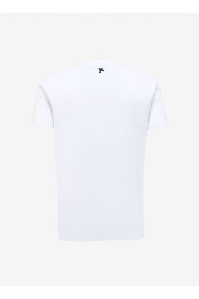 تی شرت سفید مردانه رگولار یقه گرد کد 807724726